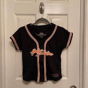 Harley Davidson baseball button up